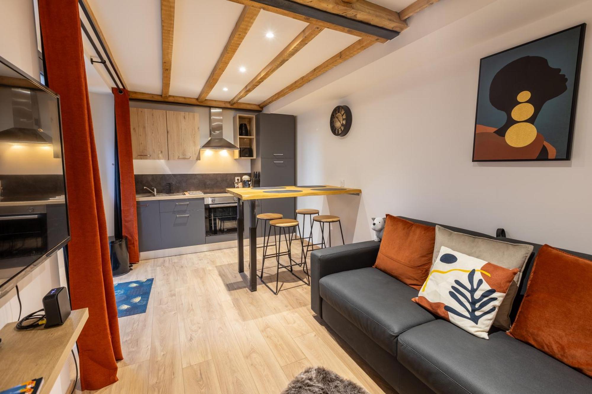 Apartament Le Repaire Des Ecureuils - Appt Avec Terrasse Formiguères Zewnętrze zdjęcie
